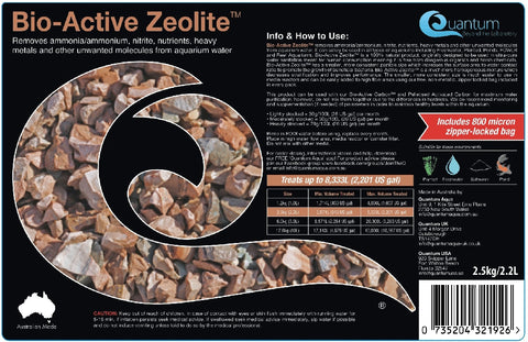 Quantum Bio Active Zeolite 2.5kg-Hurstville Aquarium