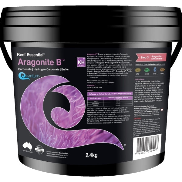 Quantum Reef Essential Aragonite B Powder 2.4kg