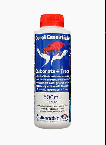 Coral Essentials Carbonate + Trace 500ml-Hurstville Aquarium