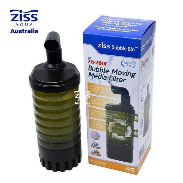 Ziss Aqua Aquarium Fish Bubble Bio Media Filter Zb-200f-Hurstville Aquarium