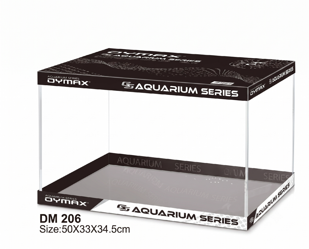 Dymax Aquarium Low Iron Ultra Clear Glass Tank 50x33x34.5cm 55l