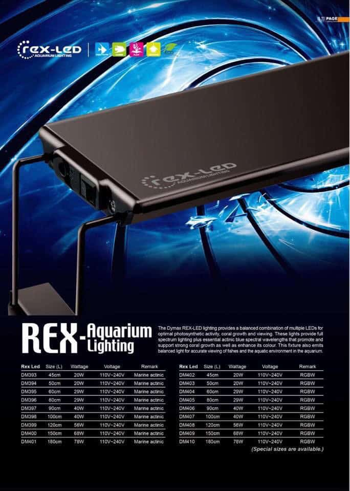 Dymax Rex-led Light 2ft/60cm Rgbw - 29w Plant
