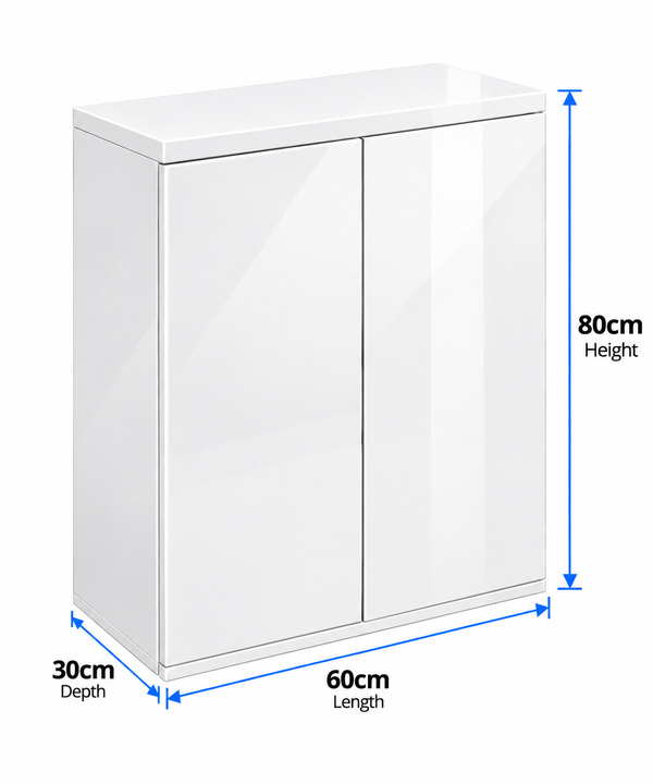 Dymax Gs Series White Cabinet Only 60cm