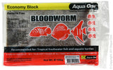 Aqua One Blood Worms 100g (90002)-Hurstville Aquarium