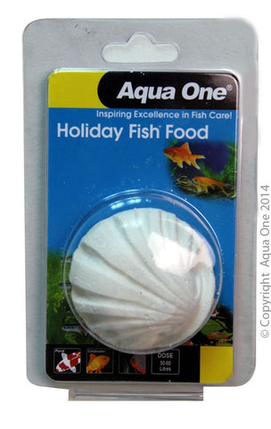 Aqua One Block Holiday Fish Food 40g (95005)-Hurstville Aquarium