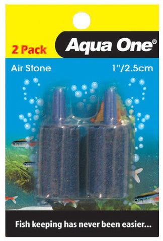 Aqua One Airstone 1 Inch 2.5cm 2pk (10144)-Hurstville Aquarium