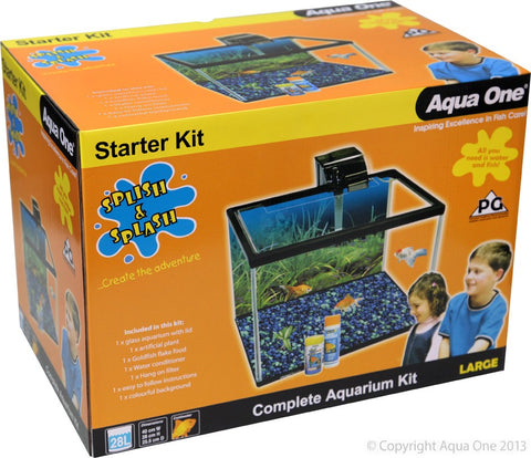 Aqua One Splish & Splash Starter Kit 28l (11627)-Hurstville Aquarium