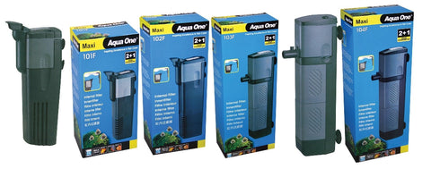 Aqua One Maxi 102f Internal Filter 450lh (11332)-Hurstville Aquarium