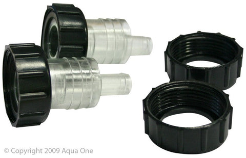 Aqua One Pondmaster Uvc 9 To 36w Inlet Outlet Adaptor Set (11700)-Hurstville Aquarium