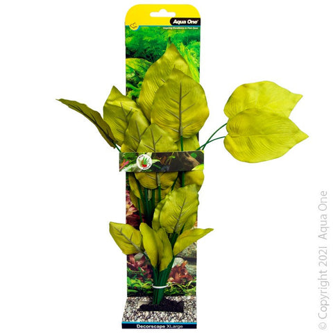 Aqua One Silk Plant Sword Radicans Xlarge 40cm (24133)-Hurstville Aquarium