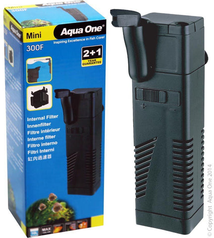 Aqua One Mini 300f Internal Filter 150lh 240v (11335)-Hurstville Aquarium