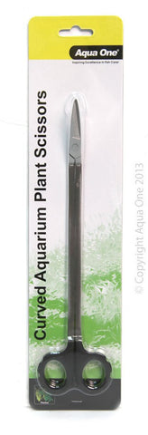 Aqua One Aquarium Curved Plant Scissors (20038)-Hurstville Aquarium