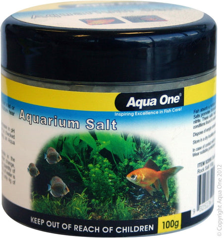 Aqua One Aquarium Salt 100g (92098)-Hurstville Aquarium