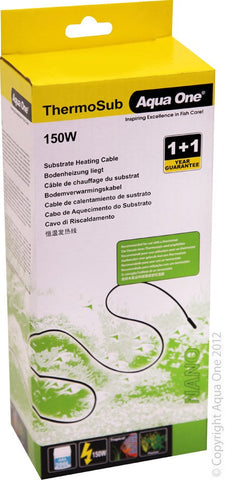 Aqua One Thermosub Heat Cord 150w (15049)-Hurstville Aquarium