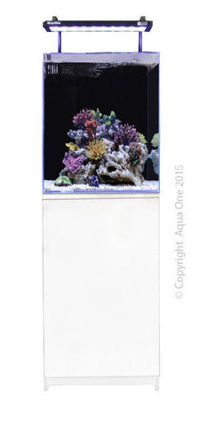 Aqua One Mini Reef 90 White (53418wh)-Hurstville Aquarium