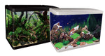 Aqua One Lifestyle 76 Complete Glass Aquarium 60cm 76l Gloss Black-Hurstville Aquarium