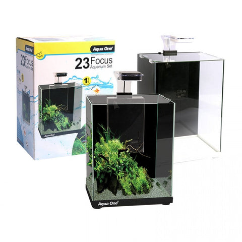 Aqua One Focus 23 White (56224wh)-Hurstville Aquarium