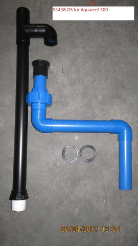 Aqua One Drain Pipe Set 40mm- Aquareef S2 300 (53438-ds)-Hurstville Aquarium