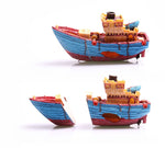 Aqua One Magnetic Glass Ornament Tug Boat (36874)-Hurstville Aquarium