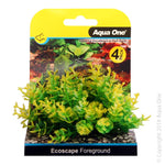 Aqua One Ecoscape Foreground Catspaw 4pk Yellow (28365)-Hurstville Aquarium