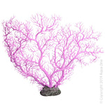 Aqua One Copi Coral Fan Coral Purple 42.5x9.5x34.5cmh (36910)-Hurstville Aquarium