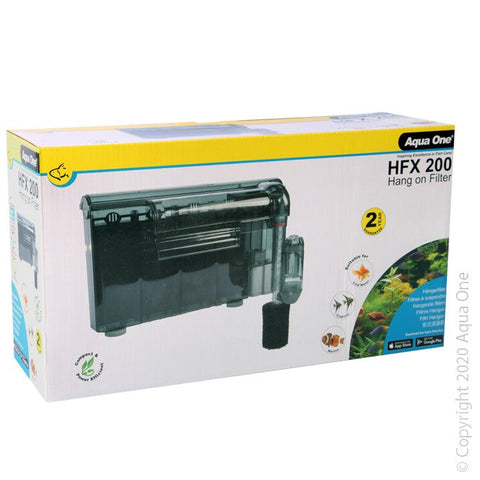 Aqua One Hfx 200 Hang On Filter (29018)-Hurstville Aquarium