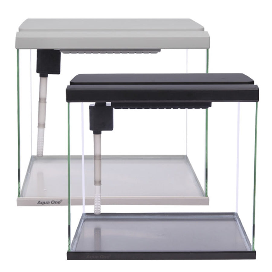 Aqua One Lifestyle Classic 27 Complete Glass Aquarium 38cm 27l Satin Black