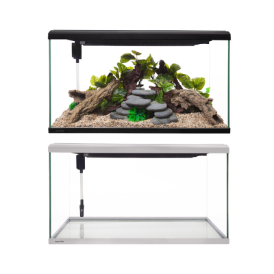 Aqua One Lifestyle Classic 182 Complete Glass Aquarium 100cm 182l Satin Black (52048bk)