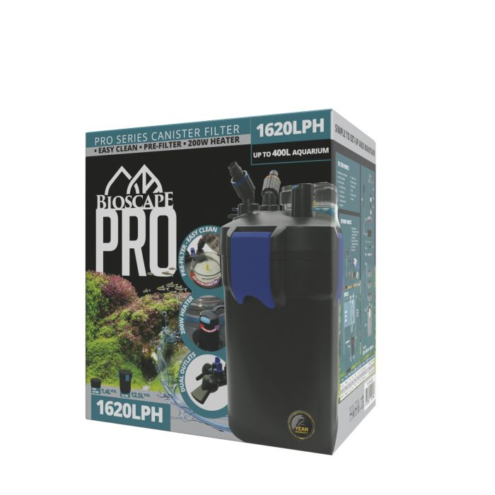 Bioscape Pro "easy Clean" Canister W/heater 1620lph 