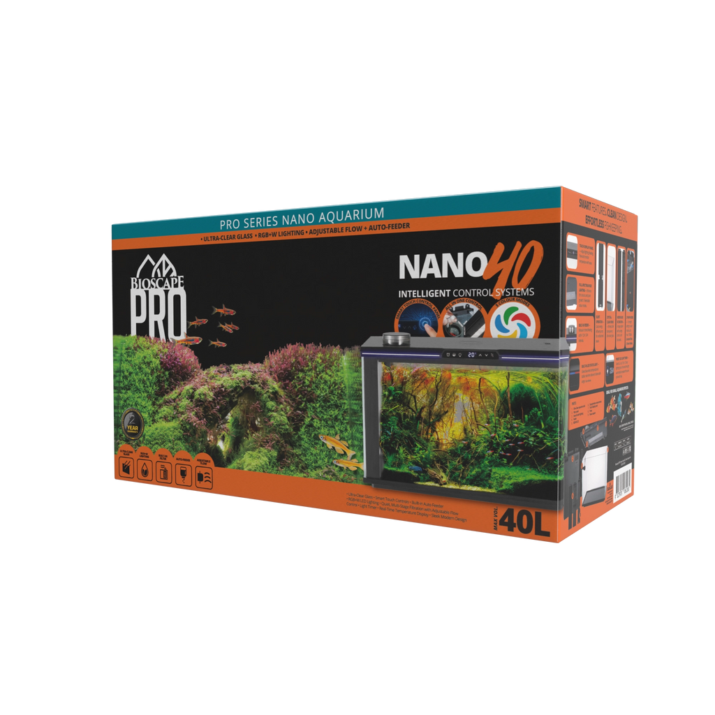 Bioscape Pro Smart Deluxe Nano Aquarium Large 60 X 37 X 26cm
