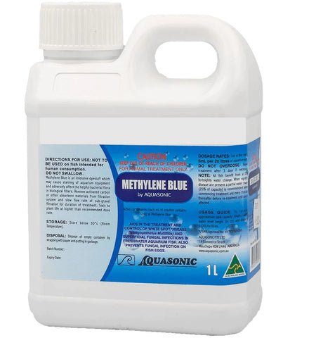 Aquasonic Methylene Blue 1l-Hurstville Aquarium